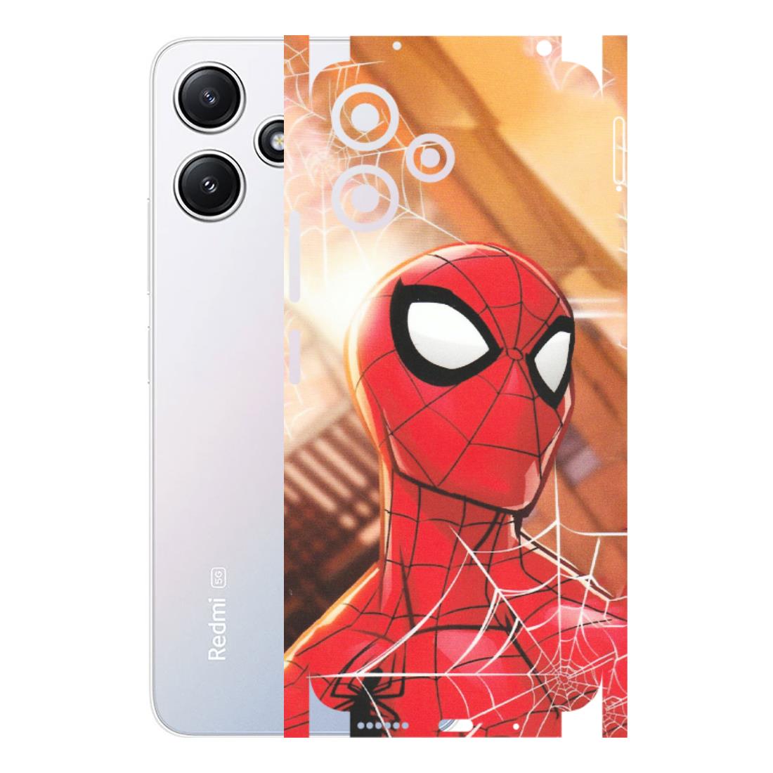 Xiaomi Redmi Phone Skins (All Models) - Spiderman Face New - Matte Finish (M-41) Redmi 12 5G