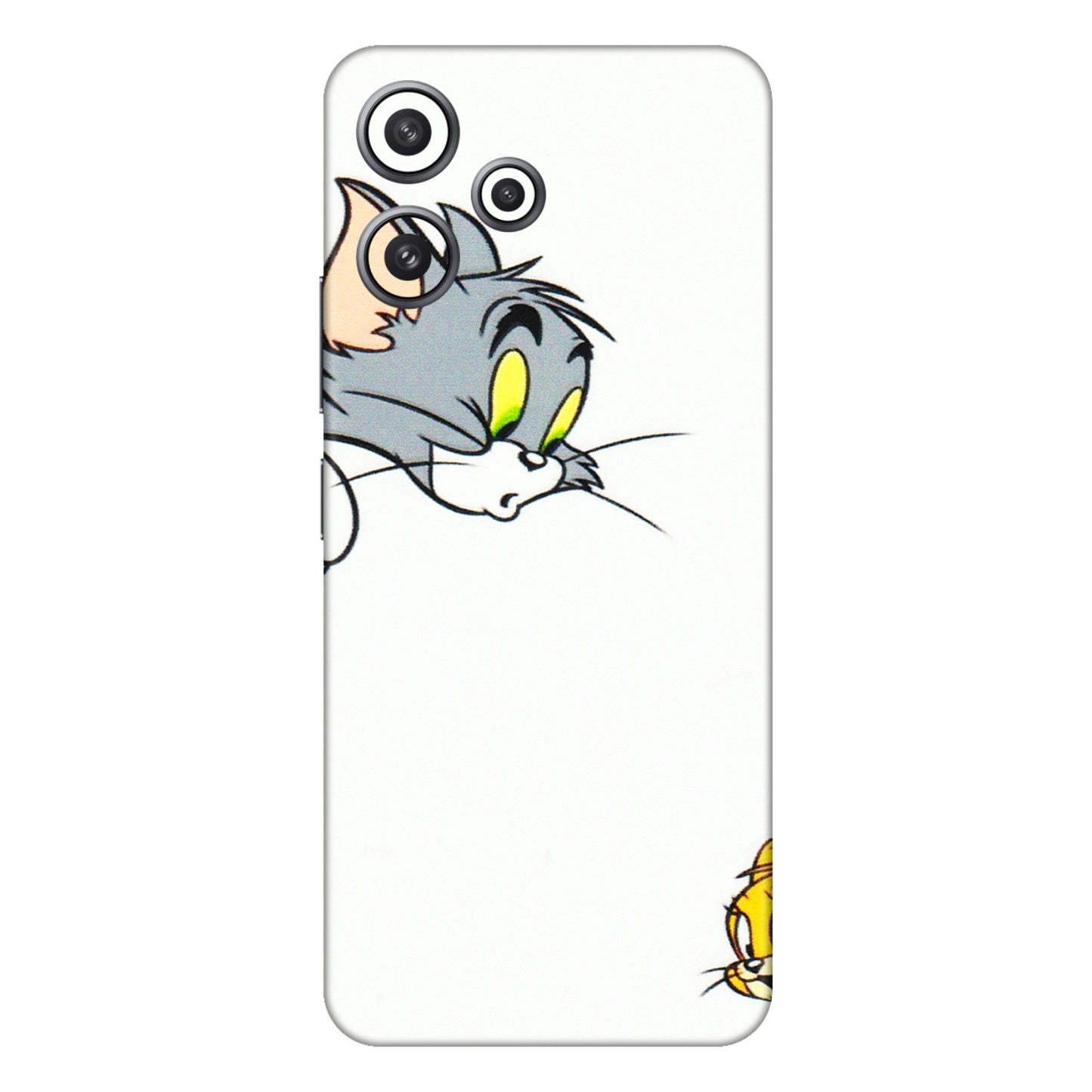 Xiaomi Redmi Phone Skins (All Models) - Cute Tom And Jerry - 3D Embossed Finish (L-220) Redmi 12 5G