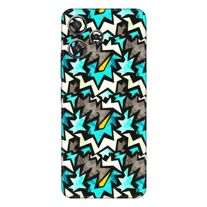 Xiaomi Redmi Phone Skins (All Models) - Funky Zig Zag - 3D Embossed Finish (L-223) Redmi 12 5G