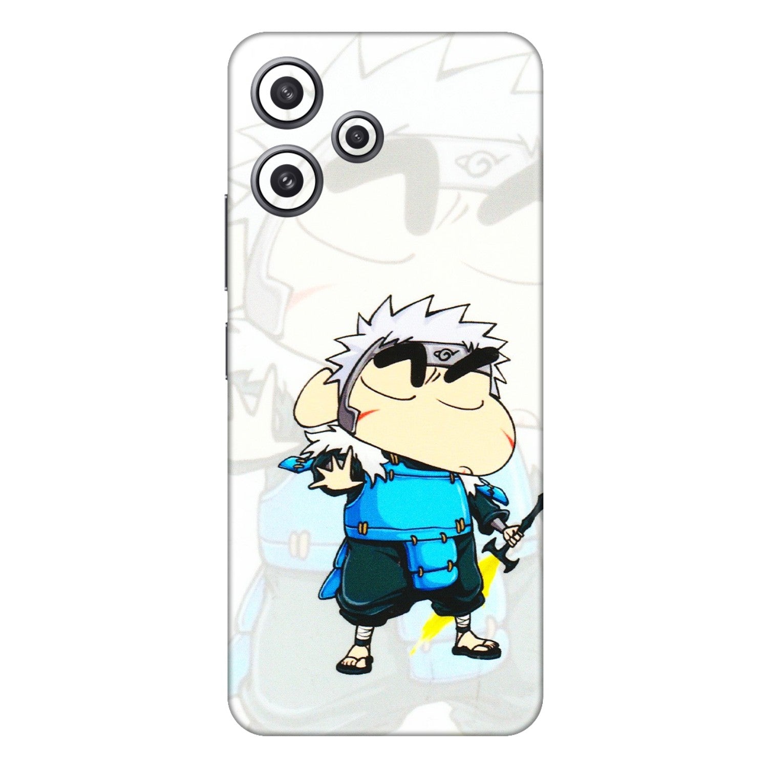 Xiaomi Redmi Phone Skins (All Models) - Angry Young Shinchan - 3D Embossed Finish (L-226) Redmi 12 5G