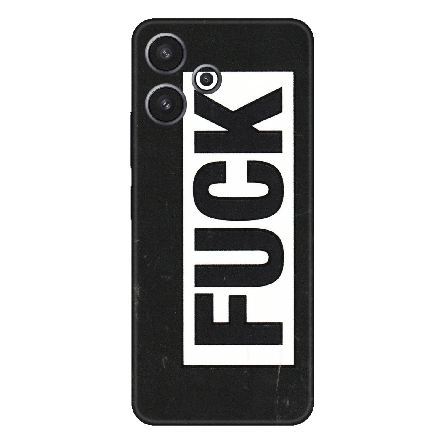 Xiaomi Redmi Phone Skins (All Models) - The F Word - 3D Embossed Finish (L-255) Redmi 12 5G