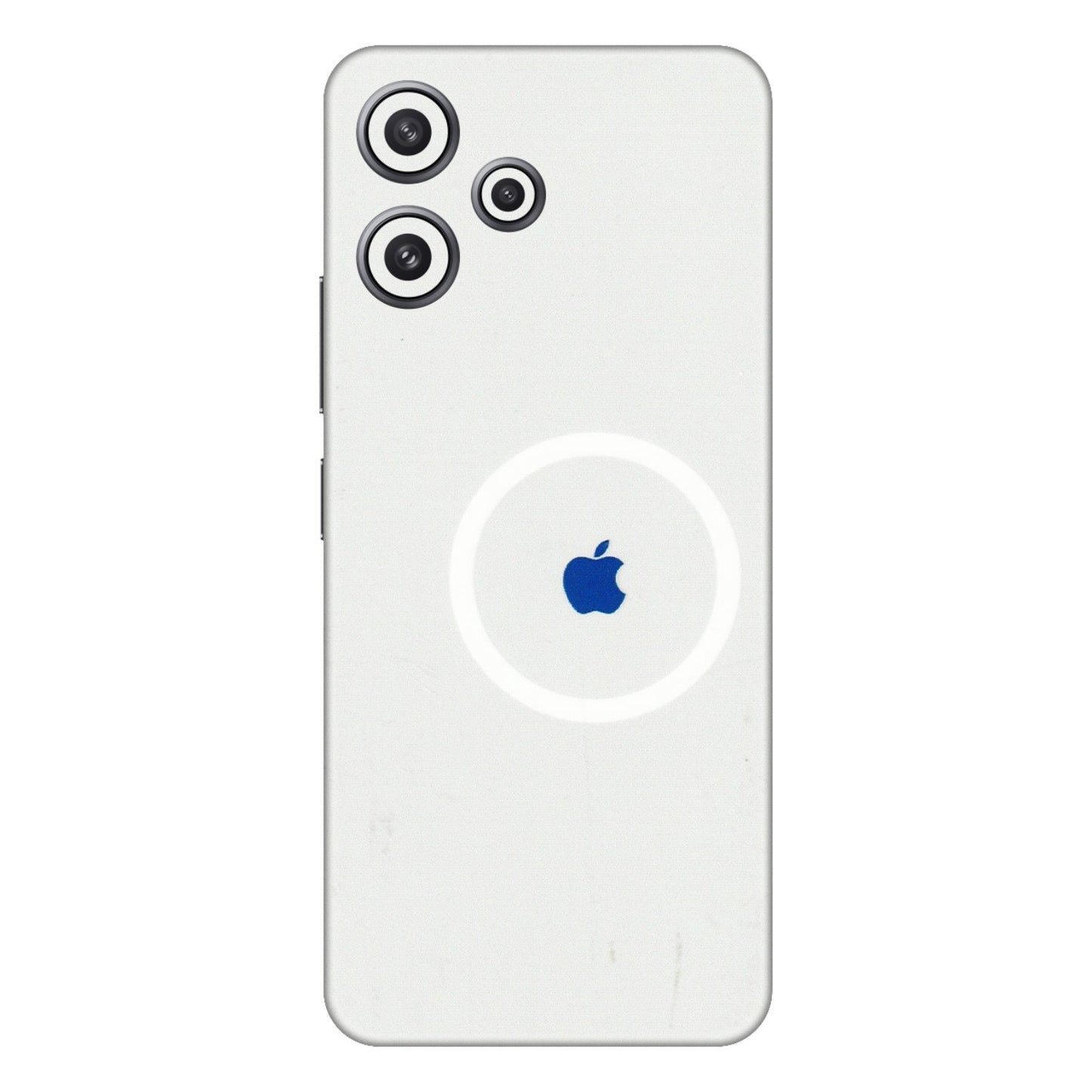 Xiaomi Redmi Phone Skins (All Models) - iPhone Magsafe Logo - 3D Embossed Finish (L-320) Redmi 12 5G