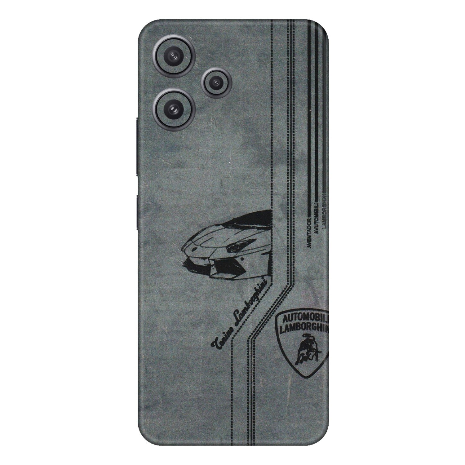 Xiaomi Redmi Phone Skins (All Models) - New Lamborgini Aventador - 3D Embossed Finish (L-321) Redmi 12 5G