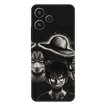 Xiaomi Redmi Phone Skins (All Models) - Black Luffy Hat - 3D Embossed Finish (L-57) Redmi 12 5G