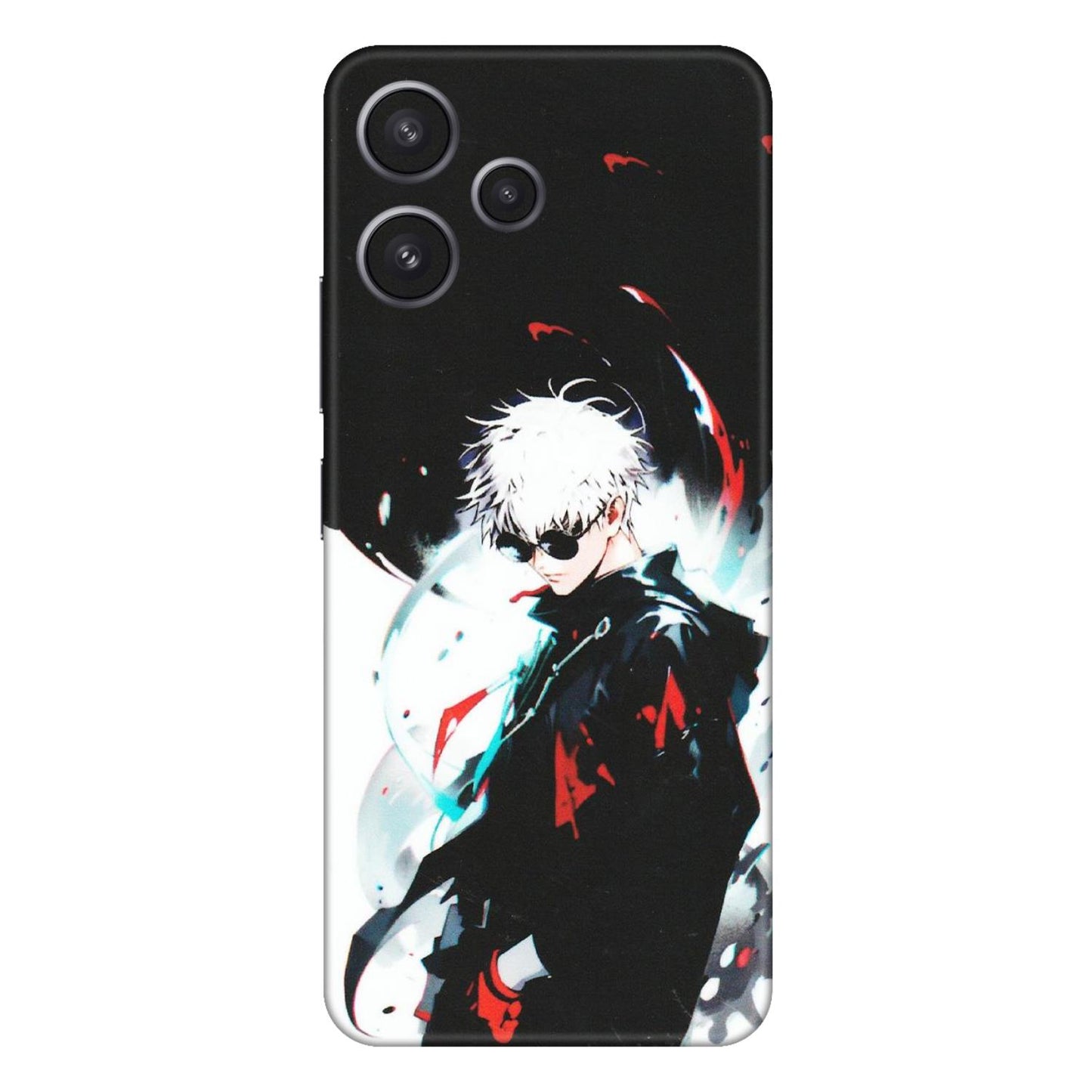 Xiaomi Redmi Phone Skins (All Models) - Gojo Powerful Charater Kaisen Anime - Matte Finish (M-144) Redmi 12 5G