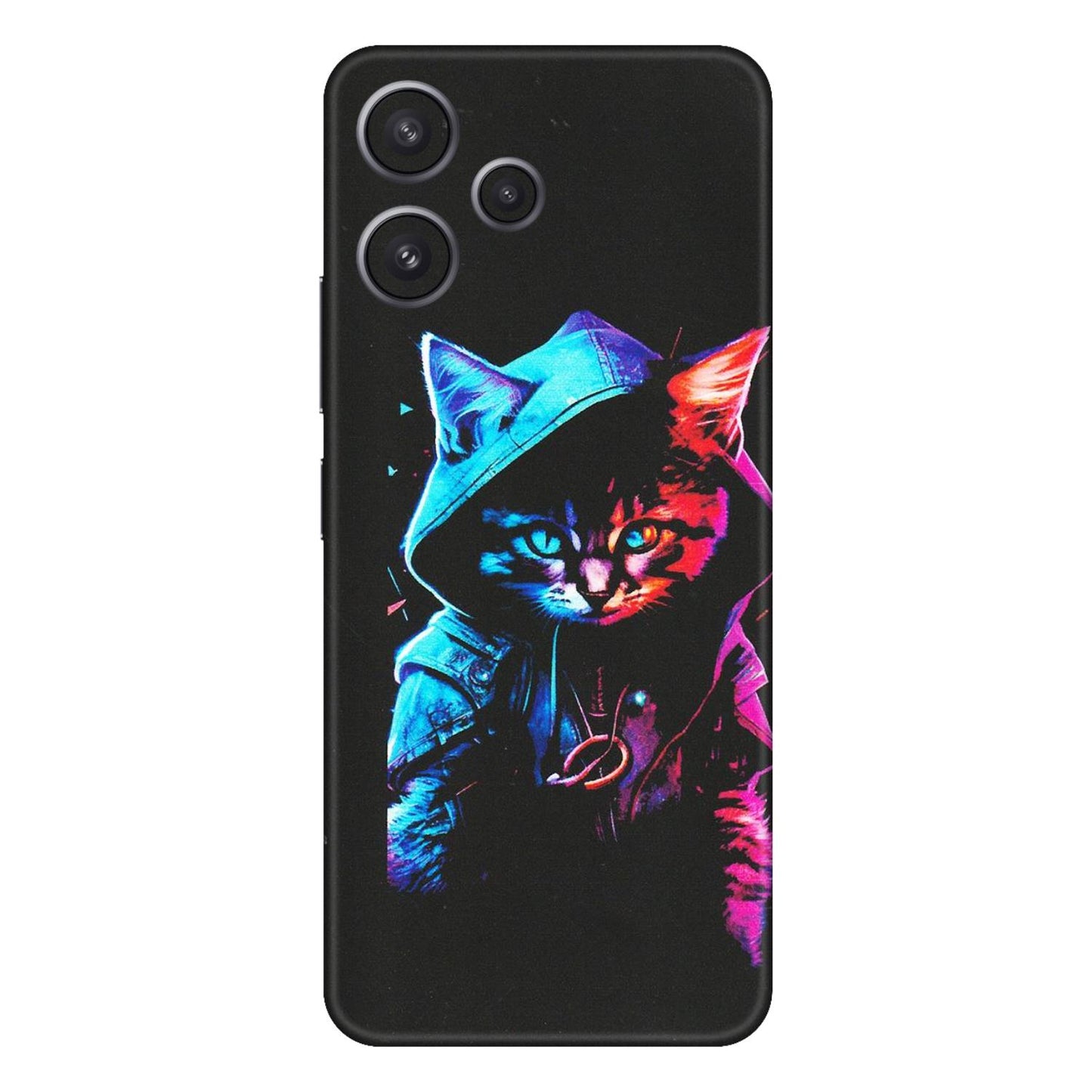 Xiaomi Redmi Phone Skins (All Models) - Cyberpunk Cat - Matte Finish (M-45) Redmi 12 5G