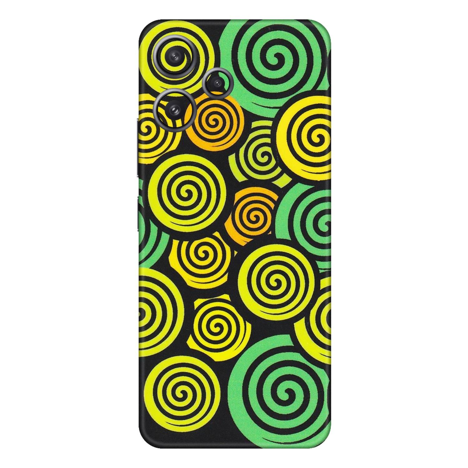 Xiaomi Redmi Phone Skins (All Models) - Crazy Spiral - Matte Finish (M-91) Redmi 12 5G
