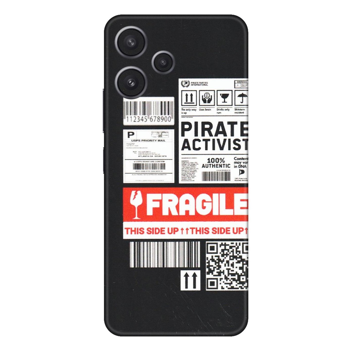 Xiaomi Redmi Phone Skins (All Models) - Handle With Care - Matte Finish (M-99) Redmi 12 5G