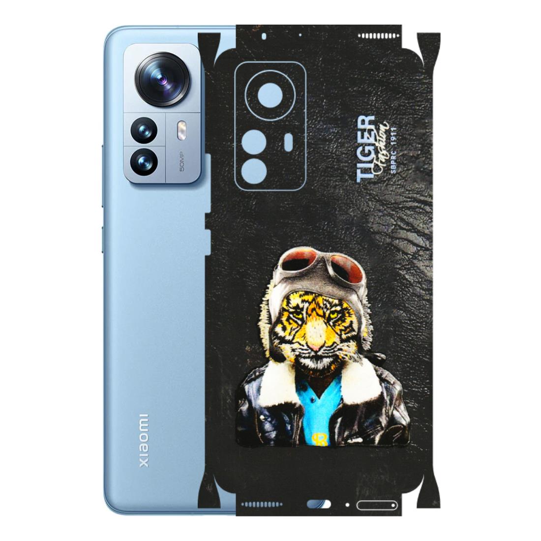 Xiaomi Redmi Phone Skins (All Models) - Rider Tiger - 3D Embossed Finish (L-113) Redmi 12 PRO