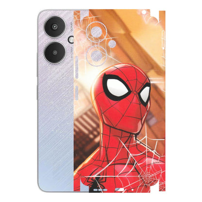 Xiaomi Redmi Phone Skins (All Models) - Spiderman Face New - Matte Finish (M-41) Redmi 13C 5G