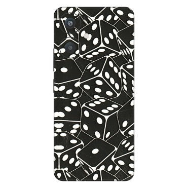 Xiaomi Redmi Phone Skins (All Models) - Big Black Dices - 3D Embossed Finish (L-106) Redmi 13C 5G