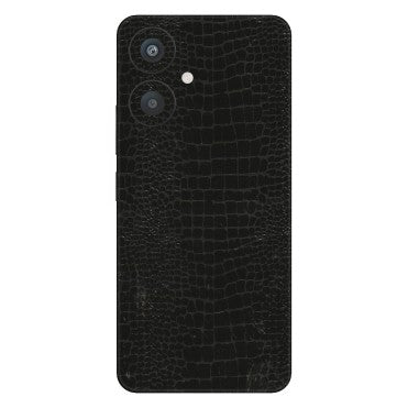 Xiaomi Redmi Phone Skins (All Models) - Snake Leather Black - 3D Embossed Finish (L-107) Redmi 13C 5G
