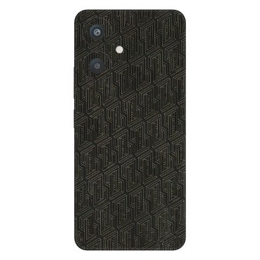 Xiaomi Redmi Phone Skins (All Models) - Black Abstract Pattern - 3D Embossed Finish (L-117) Redmi 13C 5G