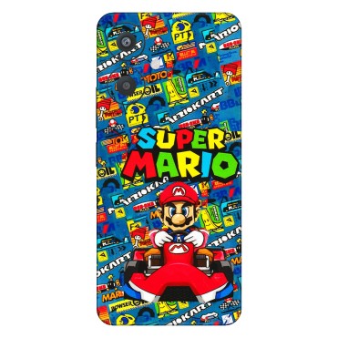 Xiaomi Redmi Phone Skins (All Models) - Super Mario Kart - 3D Embossed Finish (L-140) Redmi 13C 5G