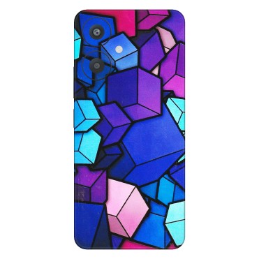 Xiaomi Redmi Phone Skins (All Models) - Cube Doodle - 3D Embossed Finish (L-141) Redmi 13C 5G
