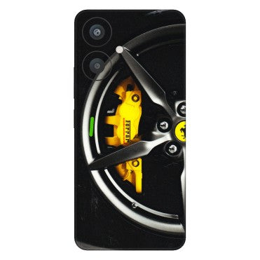 Xiaomi Redmi Phone Skins (All Models) - Ferrari Wheel Alloy - 3D Embossed Finish (L-173) Redmi 13C 5G