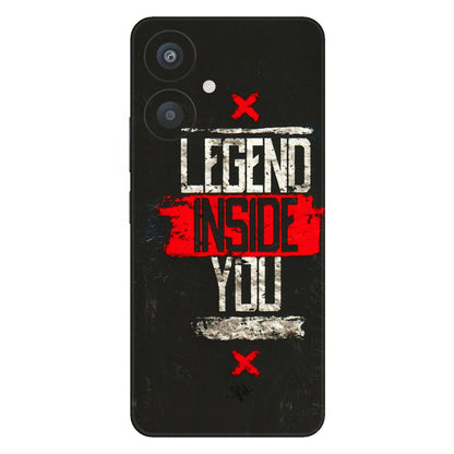 Xiaomi Redmi Phone Skins (All Models) - Legend Inside You - 3D Embossed Finish (L-186) Redmi 13C 5G