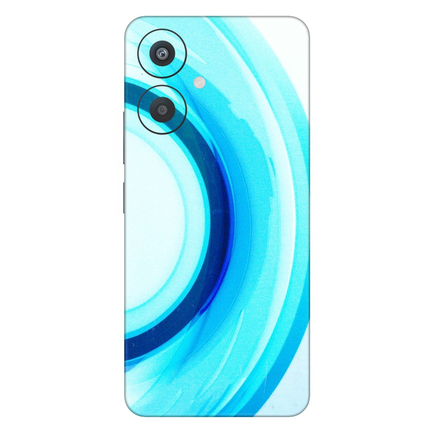 Xiaomi Redmi Phone Skins (All Models) - The Blue Curve - 3D Embossed Finish (L-244) Redmi 13C 5G
