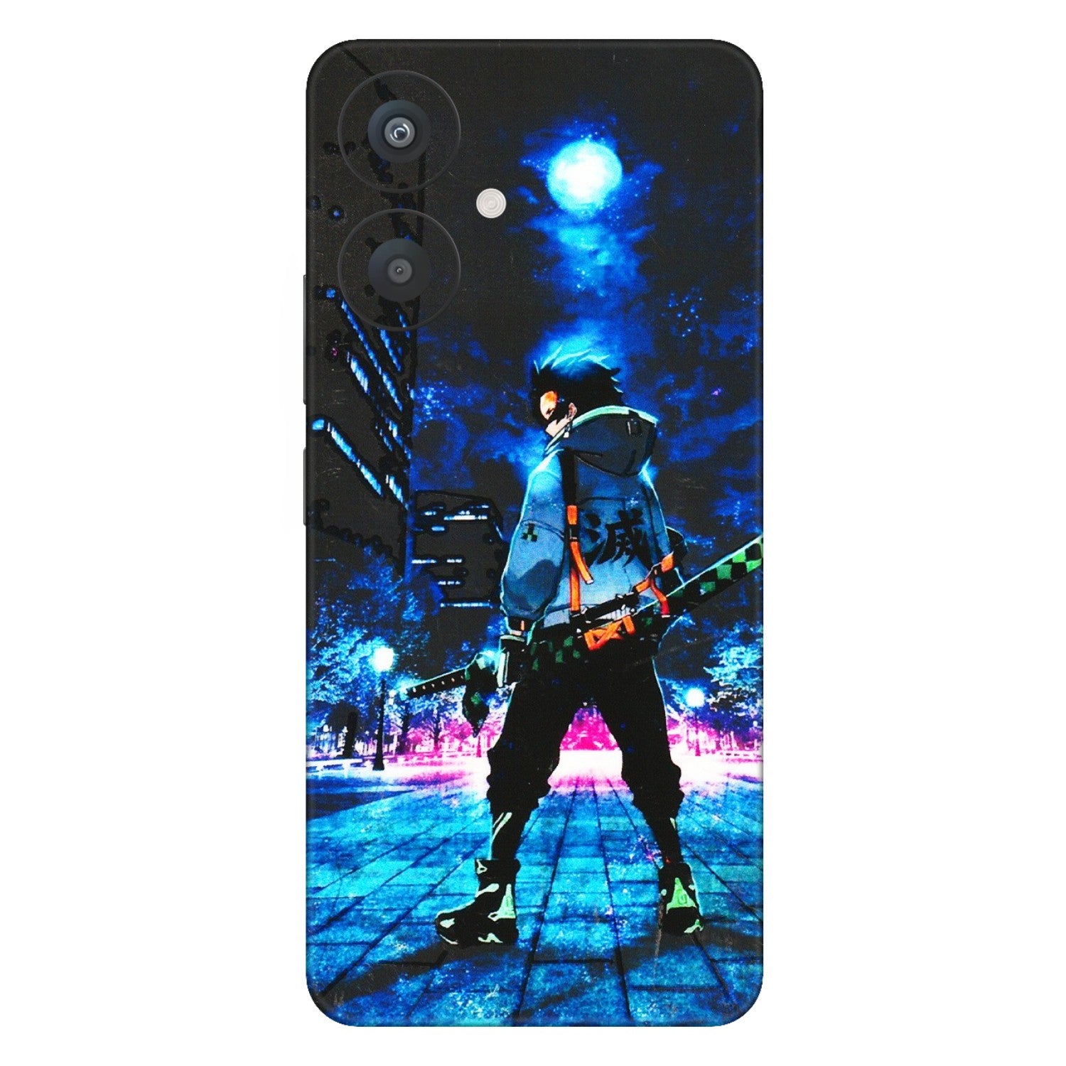 Xiaomi Redmi Phone Skins (All Models) - Demon Slayer Sword - 3D Embossed Finish (L-247) Redmi 13C 5G