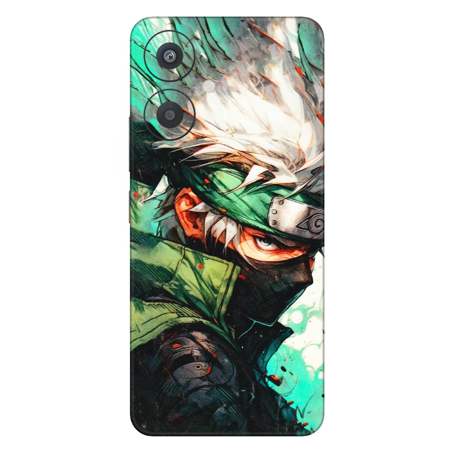 Xiaomi Redmi Phone Skins (All Models) - Kakashi Side Profile - 3D Embossed Finish (L-249) Redmi 13C 5G