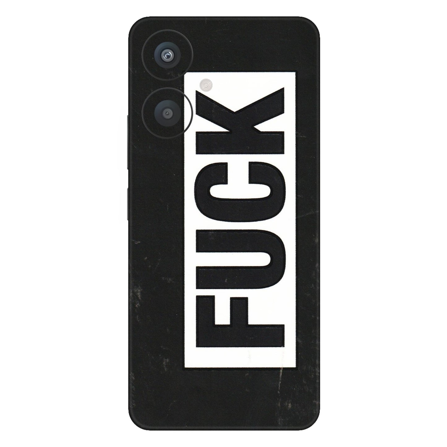 Xiaomi Redmi Phone Skins (All Models) - The F Word - 3D Embossed Finish (L-255) Redmi 13C 5G
