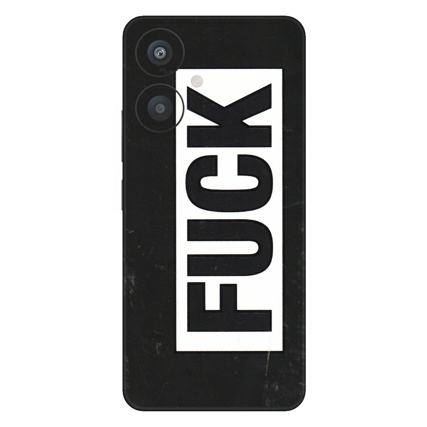 Xiaomi Redmi Phone Skins (All Models) - The F Word - 3D Embossed Finish (L-255) Redmi 13C 5G