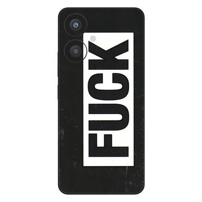 Xiaomi Redmi Phone Skins (All Models) - The F Word - 3D Embossed Finish (L-255) Redmi 13C 5G