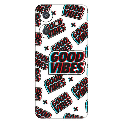 Xiaomi Redmi Phone Skins (All Models) - Good Vibes - 3D Embossed Finish (L-282) Redmi 13C 5G