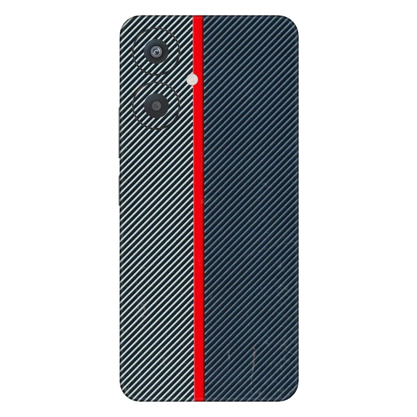 Xiaomi Redmi Phone Skins (All Models) - Blue Sober Lines - 3D Embossed Finish (L-305) Redmi 13C 5G