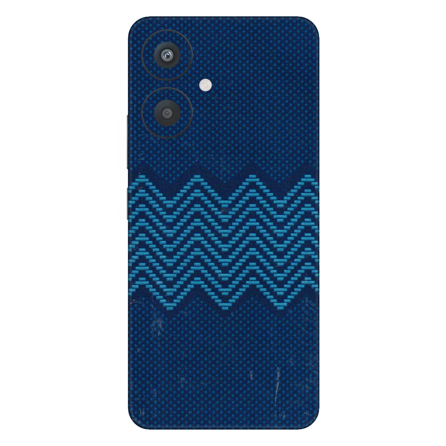 Xiaomi Redmi Phone Skins (All Models) - Blue Sober Waves - 3D Embossed Finish (L-306) Redmi 13C 5G