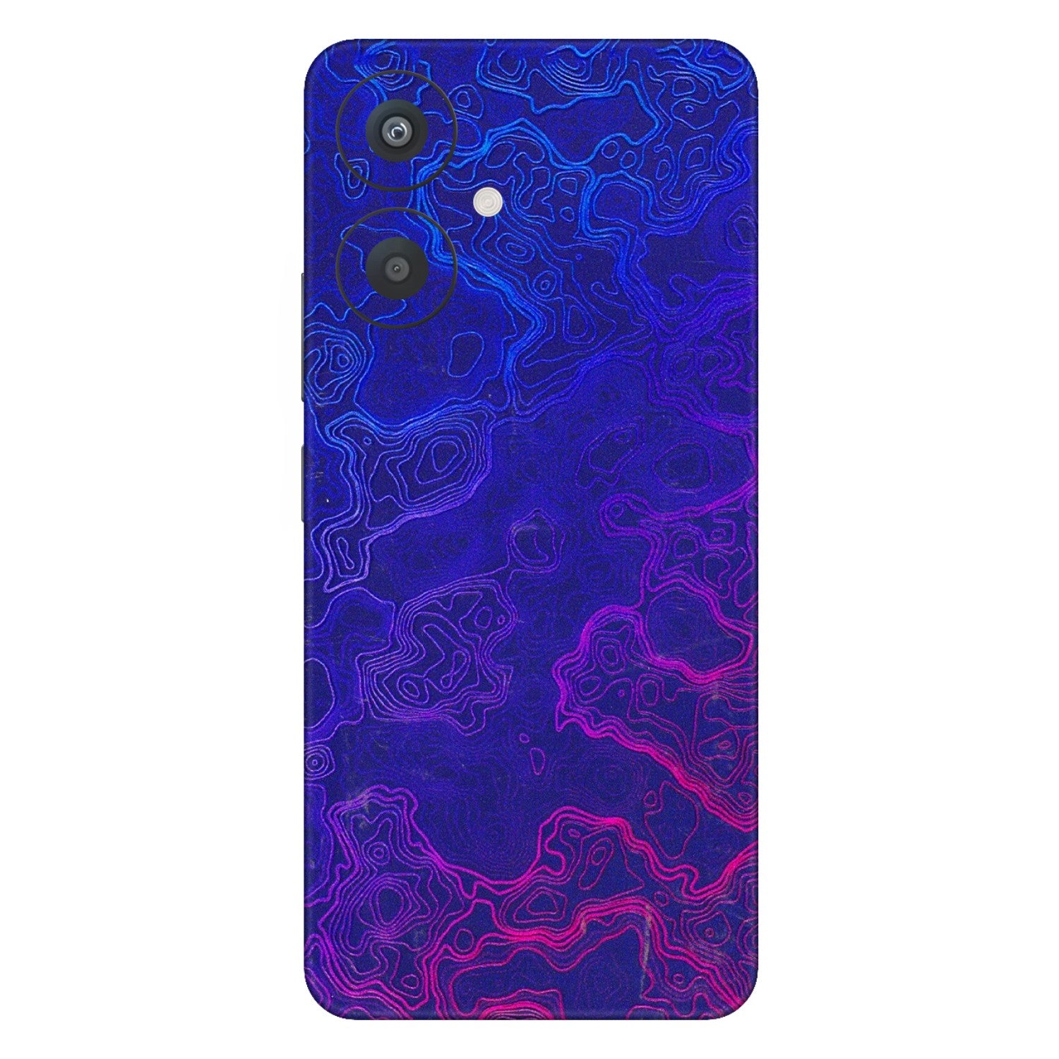 Xiaomi Redmi Phone Skins (All Models) - Purple Ripples Swirl - 3D Embossed Finish (L-314) Redmi 13C 5G