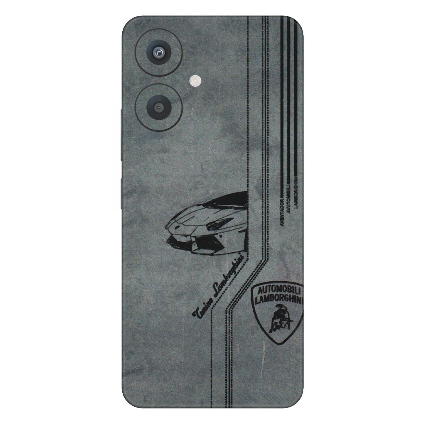 Xiaomi Redmi Phone Skins (All Models) - New Lamborgini Aventador - 3D Embossed Finish (L-321) Redmi 13C 5G