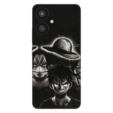 Xiaomi Redmi Phone Skins (All Models) - Black Luffy Hat - 3D Embossed Finish (L-57) Redmi 13C 5G