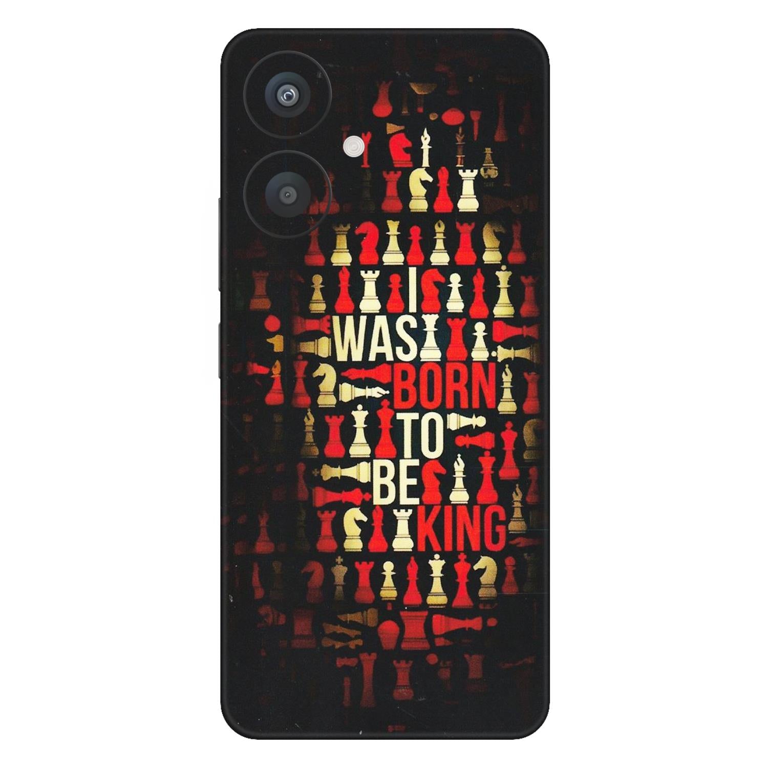 Xiaomi Redmi Phone Skins (All Models) - Born To Be King - Matte Finish (M-73) Redmi 13C 5G