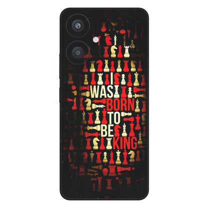 Xiaomi Redmi Phone Skins (All Models) - Born To Be King - Matte Finish (M-73) Redmi 13C 5G
