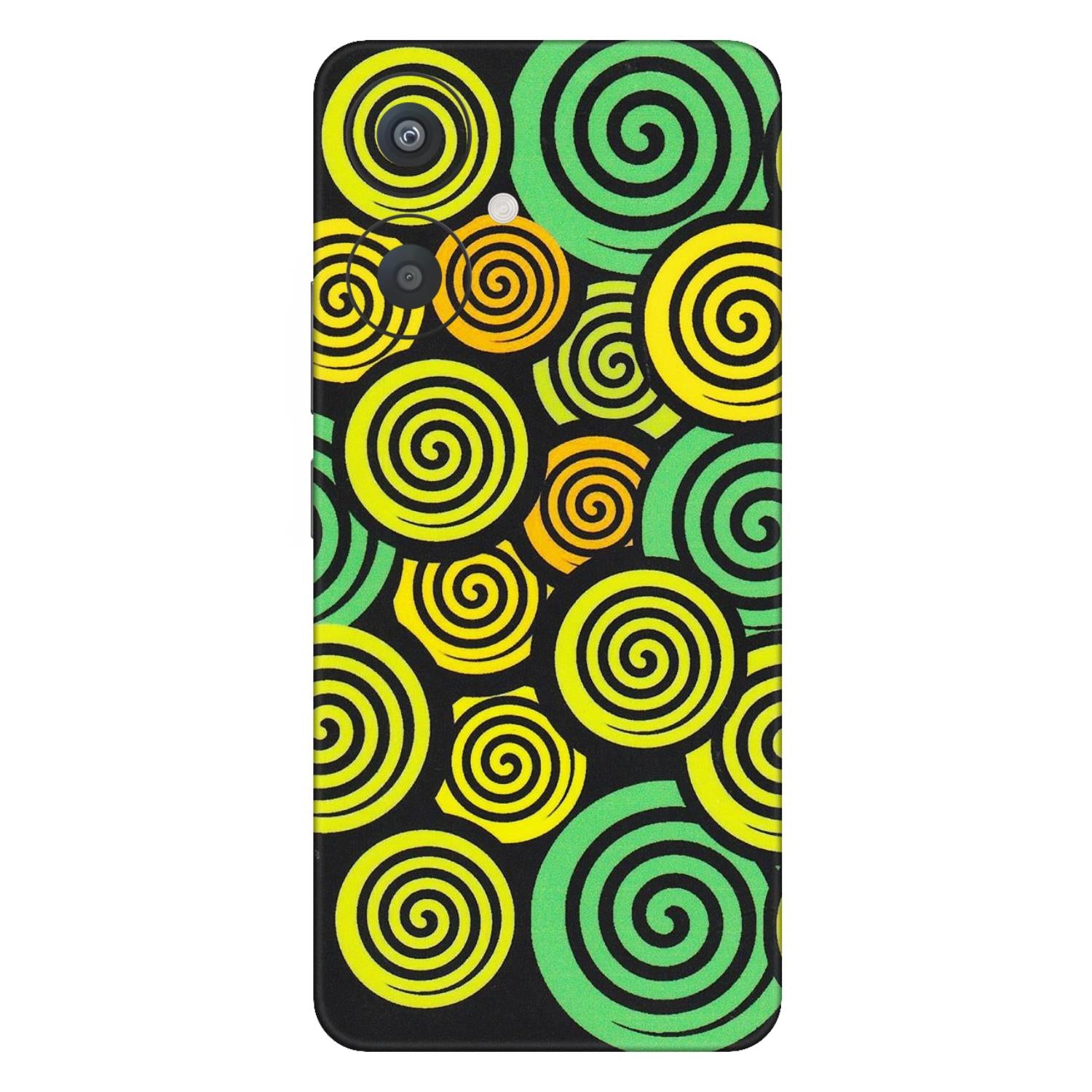 Xiaomi Redmi Phone Skins (All Models) - Crazy Spiral - Matte Finish (M-91) Redmi 13C 5G