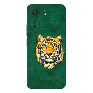 Xiaomi Redmi Phone Skins (All Models) - Leather Feel Tiger - 3D Embossed Finish (L-111) Redmi 13C