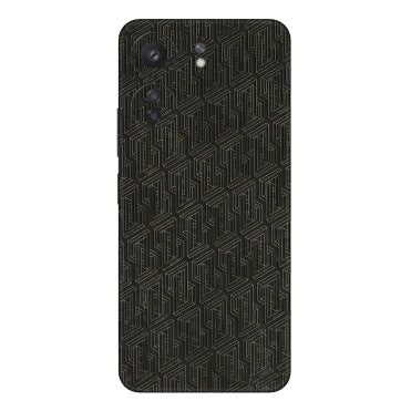Xiaomi Redmi Phone Skins (All Models) - Black Abstract Pattern - 3D Embossed Finish (L-117) Redmi 13C