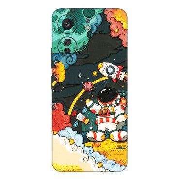 Xiaomi Redmi Phone Skins (All Models) - Astronauts & Spaceship - 3D Embossed Finish (L-145) Redmi 13C