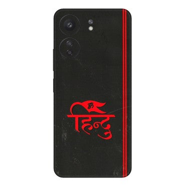 Xiaomi Redmi Phone Skins (All Models) - Hindu Black - 3D Embossed Finish (L-153) Redmi 13C
