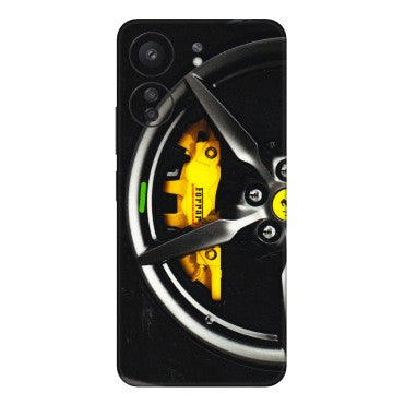 Xiaomi Redmi Phone Skins (All Models) - Ferrari Wheel Alloy - 3D Embossed Finish (L-173) Redmi 13C