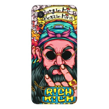 Xiaomi Redmi Phone Skins (All Models) - Battle King Dude Face - 3D Embossed Finish (L-178) Redmi 13C