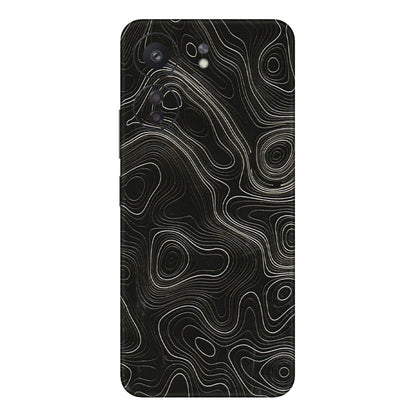 Xiaomi Redmi Phone Skins (All Models) - Black Swirl - 3D Embossed Finish (L-196) Redmi 13C