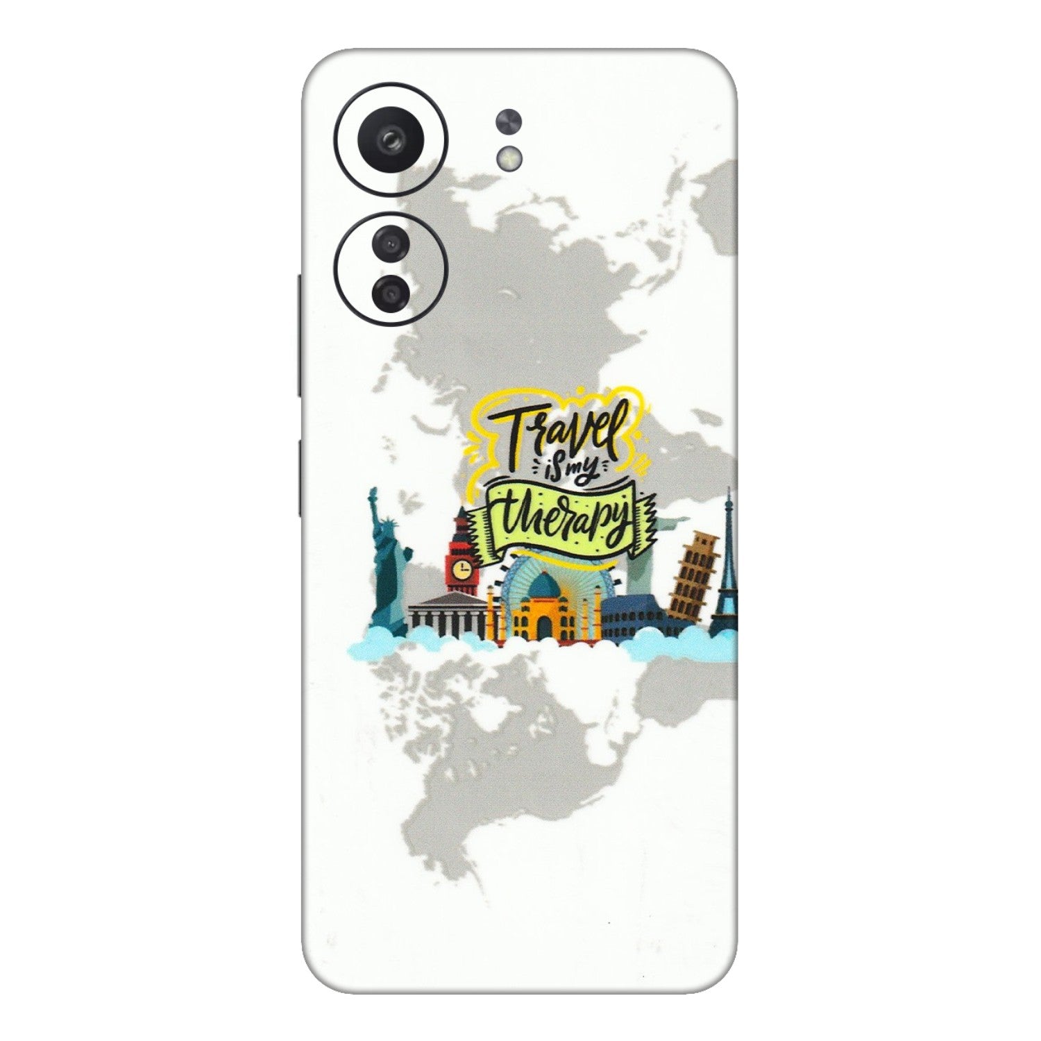Xiaomi Redmi Phone Skins (All Models) - Travel Therapy - 3D Embossed Finish (L-199) Redmi 13C
