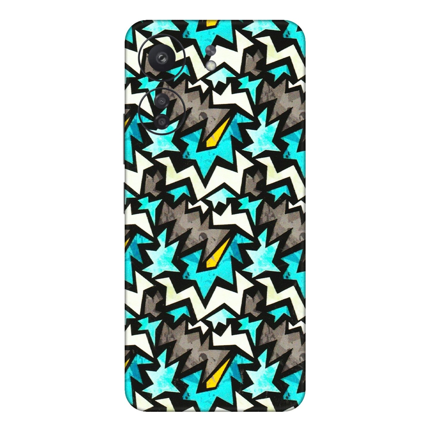 Xiaomi Redmi Phone Skins (All Models) - Funky Zig Zag - 3D Embossed Finish (L-223) Redmi 13C