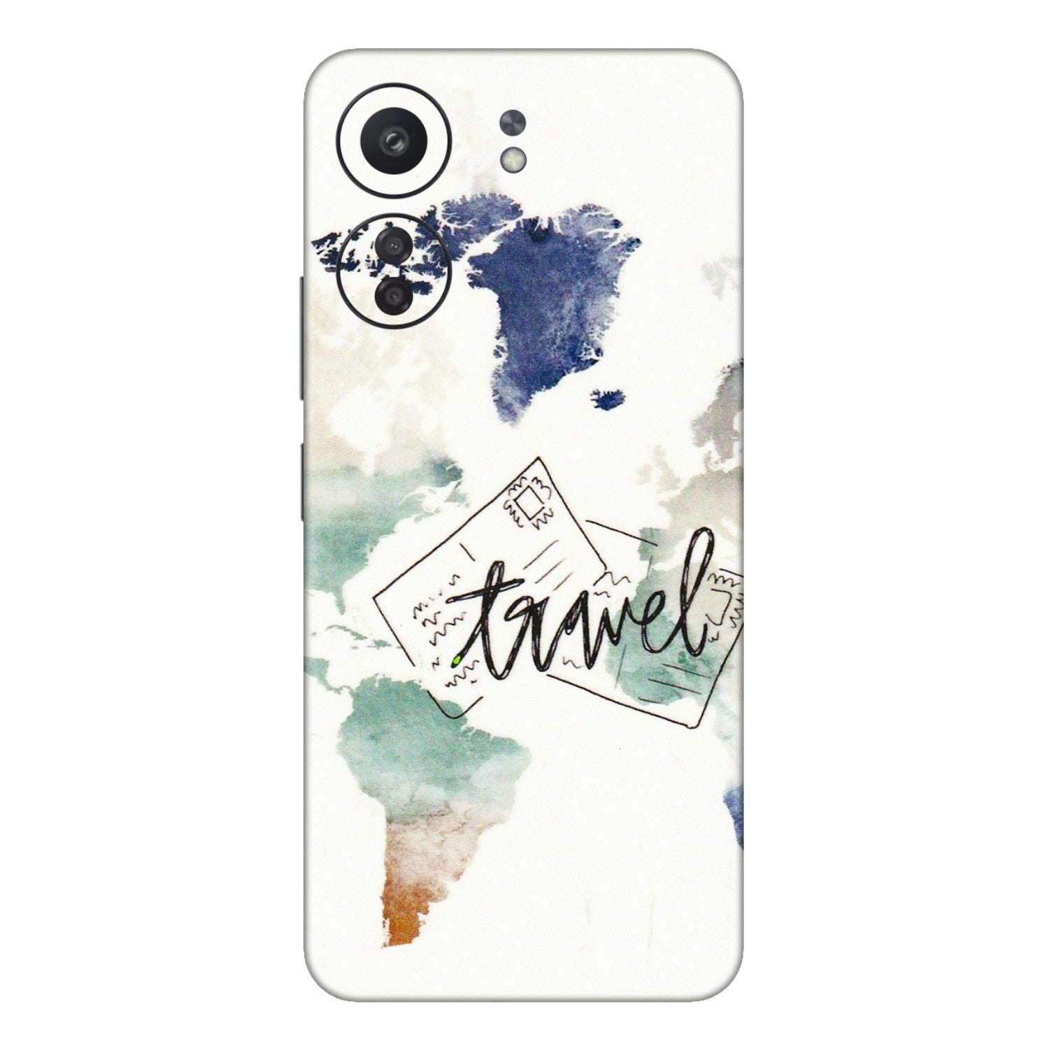 Xiaomi Redmi Phone Skins (All Models) - Travel The World - 3D Embossed Finish (L-232) Redmi 13C
