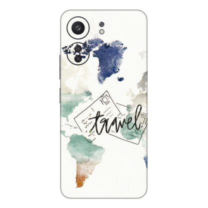 Xiaomi Redmi Phone Skins (All Models) - Travel The World - 3D Embossed Finish (L-232) Redmi 13C