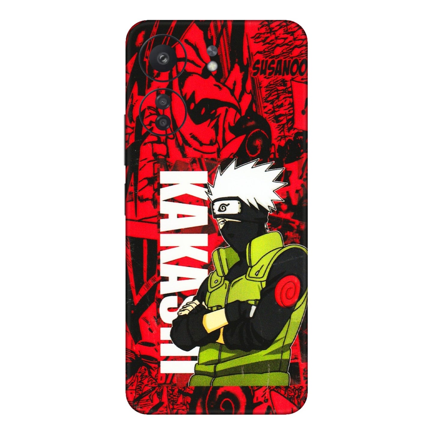 Xiaomi Redmi Phone Skins (All Models) - Kakashi Red Anime - 3D Embossed Finish (L-251) Redmi 13C