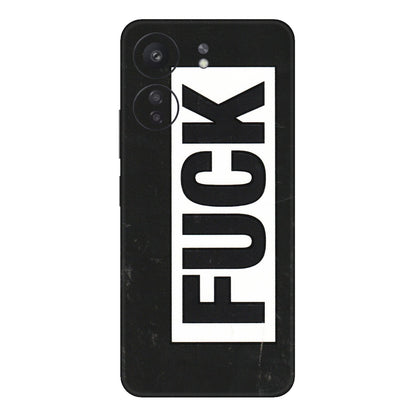 Xiaomi Redmi Phone Skins (All Models) - The F Word - 3D Embossed Finish (L-255) Redmi 13C