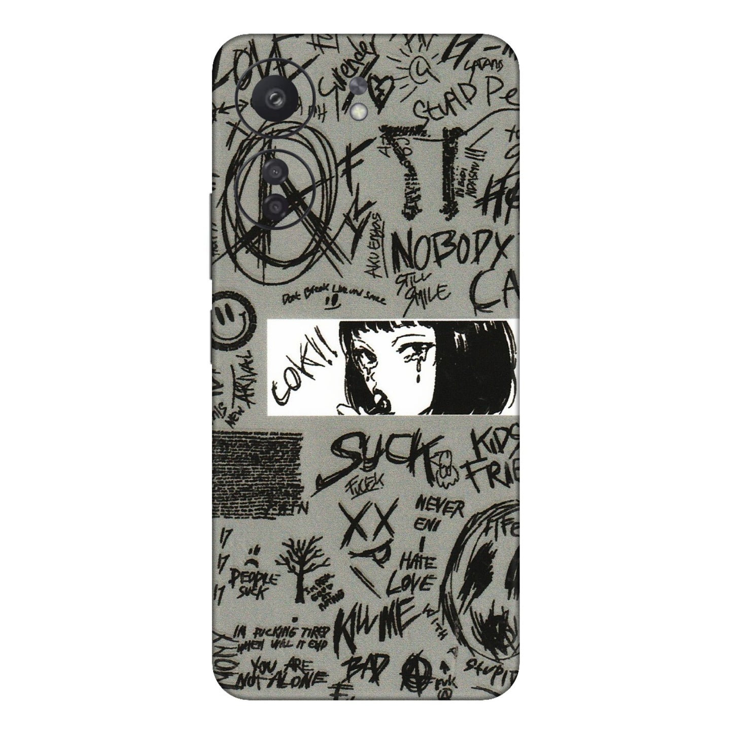 Xiaomi Redmi Phone Skins (All Models) - Never Have Love Anime - 3D Embossed Finish (L-260) Redmi 13C